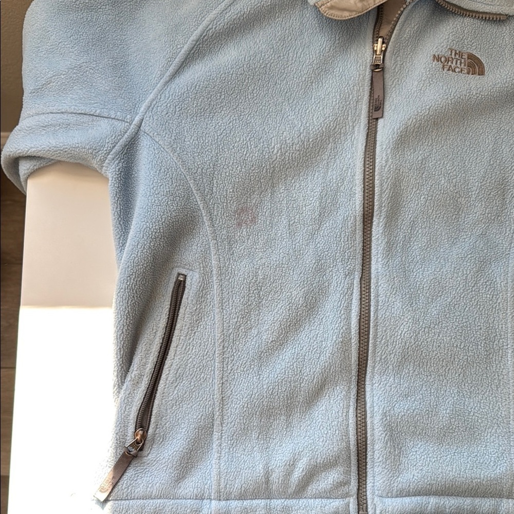 The North Face Sky Blue Fleece Jacket - Picture 3 of 7